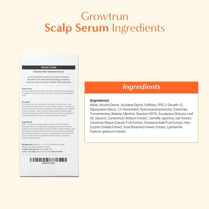 Lilyeve Growturn Hair Growth Serum with Built in Brush for Hair Growth & Thickening